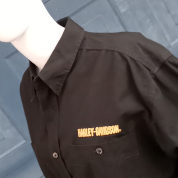 Harley-Davidson® Black Amazingly Embroidered 👔 - Picture 4 of 16